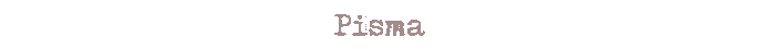 Pisma